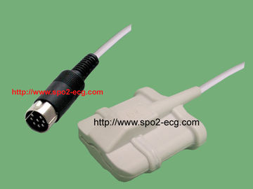 중국 소아과 데이터 스코프 SPO2 손가락 감지기 DIN 8 핀 3m 케이블 세륨 기준 협력 업체